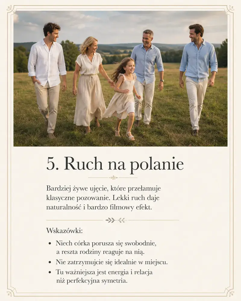 Rodzina podczas sesji zdjęciowej — rodzina w ruchu